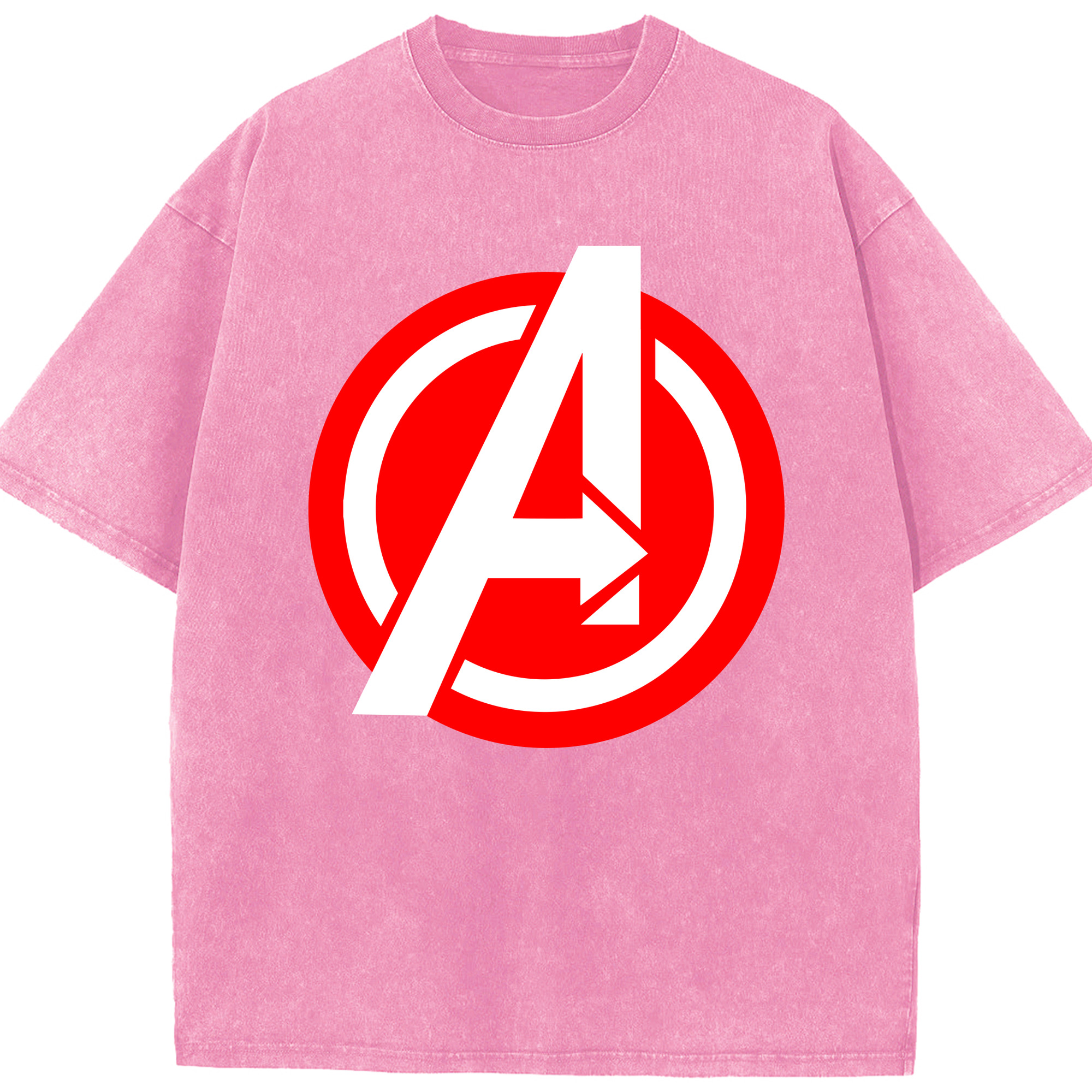（画像用） アベンジャーズ The Avengers 綿100% ヴィンテージ風 半袖Tシャツ（フロントプリント）